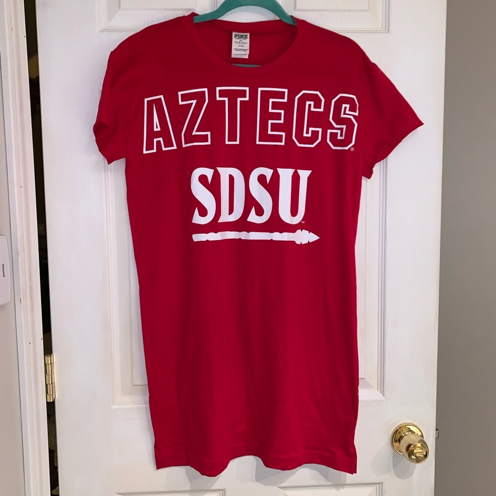 PINK SDSU Aztecs Sleep Shirt - NWT